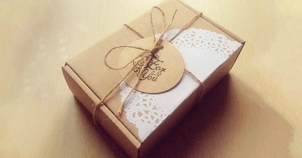 جعبه کادو بصورت جعبه کیبوردی بعنوان ایده بسته بندی هدیه ولنتاین